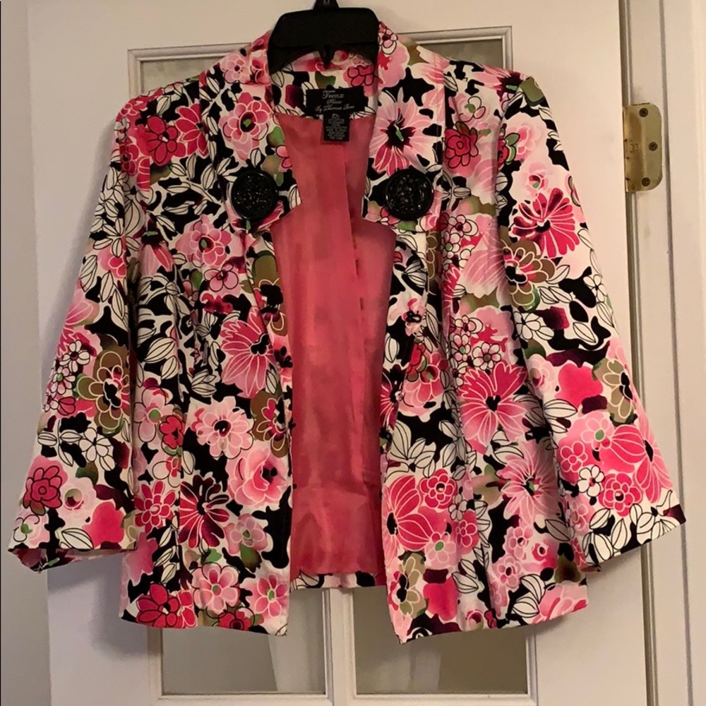 Trenz Pink Floral Blazer